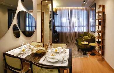 Imagem: O apartamento possui 2 Dormitórios, 2 Banheiros e 57m² de