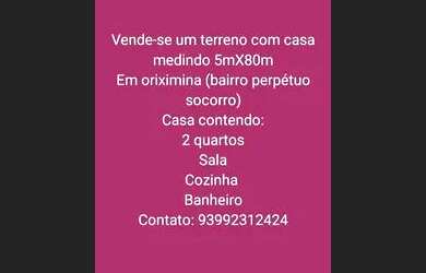 Imagem: A casa à venda possui 2 Dormitórios, 1 Banheiro e 80m² de