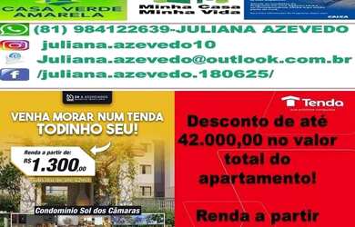 Imagem: O apartamento possui 2 Dormitórios, 1 Banheiro, 1 Vaga na garagem