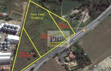 Imagem: O terreno possui 34.000m² de Área e está localizado em Chacaras