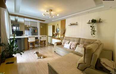 Imagem: O apartamento possui 3 Dormitórios, 2 Banheiros, 2 Vagas na