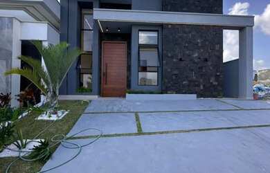 Imagem 2: Casa no ECOVILLE com churrasqueira e espaço gourmet