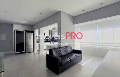 Imagem: O apartamento possui 1 Dormitório, 2 Banheiros, 2 Vagas na