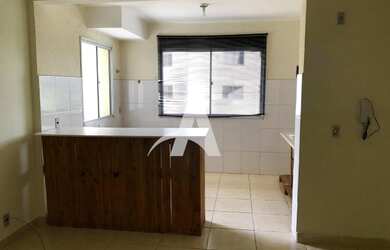 Imagem: O apartamento possui 1 Dormitório, 1 Banheiro, 1 Vaga na garagem