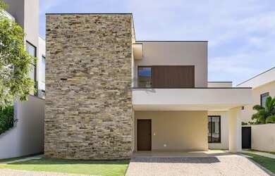 Imagem: A casa em condomínio possui 3 Dormitórios, 5 Banheiros, 4