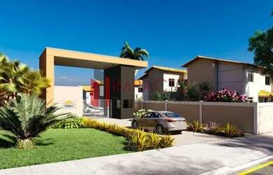 Imagem: A casa possui 2 Dormitórios, 1 Banheiro, 1 Vaga na garagem