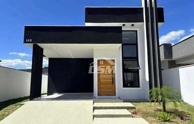 Imagem: A casa em condomínio possui 3 Dormitórios, 1 Banheiro, 1 Vaga