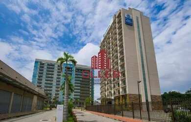 Imagem: O apartamento possui 1 Dormitório, 1 Banheiro, 1 Vaga na garagem