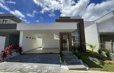 Imagem: Casa nova à venda, 3/4 (suítes), churrasqueira, lado sombra-Cond