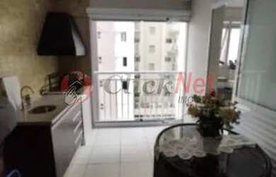 Imagem: O apartamento possui 3 Dormitórios, 3 Banheiros, 2 Vagas na