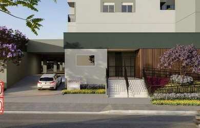 Imagem: O apartamento possui 2 Dormitórios, 1 Banheiro, 1 Vaga na garagem