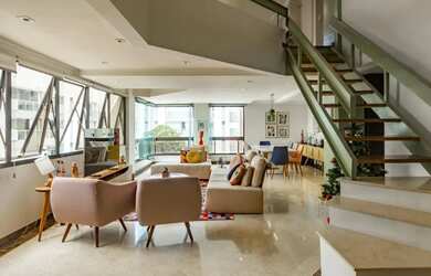 Imagem: O apartamento na cobertura possui 3 Dormitórios, 3 Banheiros