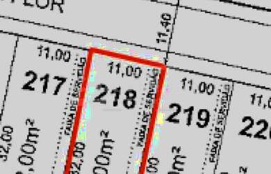 Imagem: O terreno possui 12m² de Área e está localizado em Parque