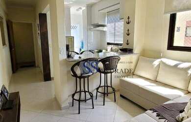 Imagem: O apartamento possui 1 Dormitório, 1 Banheiro, 1 Vaga na garagem