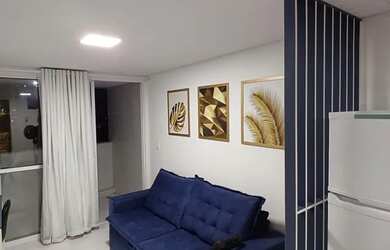 Imagem: O apartamento possui 1 Dormitório, 1 Banheiro, 1 Vaga na garagem