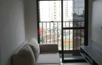 Imagem: O apartamento possui 1 Dormitório, 1 Banheiro, 1 Vaga na garagem