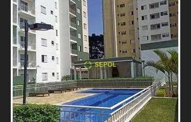 Imagem: O apartamento possui 2 Dormitórios, 1 Banheiro, 1 Vaga na garagem