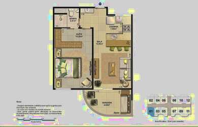 Imagem 5: Condomínio Golden Lake Apart Hotel - Apto 1 ou 2 quartos em Arraial do...