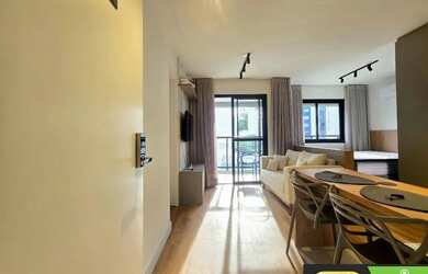 Imagem: O apartamento possui 1 Dormitório, 1 Banheiro, 30m² de Área