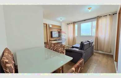 Imagem: O apartamento possui 1 Dormitório, 1 Banheiro, 1 Vaga na garagem