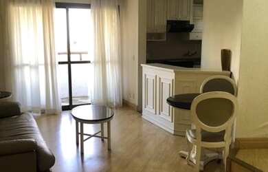 Imagem: O studio para alugar possui 1 Dormitório, 1 Banheiro, 1 Vaga