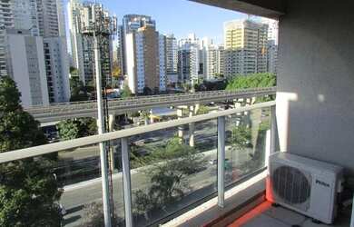 Imagem: O apartamento para alugar possui 1 Dormitório, 1 Banheiro