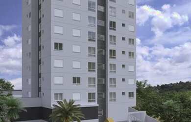 Imagem: O apartamento possui 2 Dormitórios, 1 Banheiro, 1 Vaga na garagem