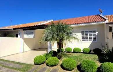 Imagem: A casa em condomínio possui 3 Dormitórios, 1 Banheiro, 1 Vaga