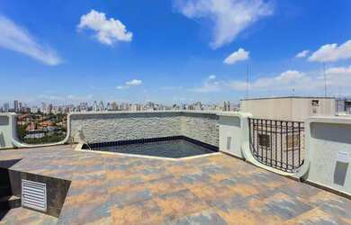 Imagem: O apartamento na cobertura possui 2 Dormitórios, 2 Banheiros