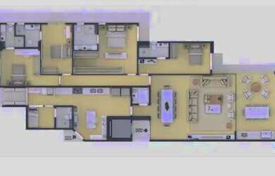 Imagem: O apartamento possui 4 Dormitórios, 5 Banheiros, 4 Vagas na