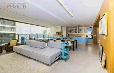 Imagem: O apartamento na cobertura possui 3 Dormitórios, 4 Banheiros