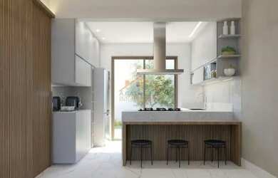 Imagem: A casa possui 3 Dormitórios, 4 Banheiros, 2 Vagas na garagem