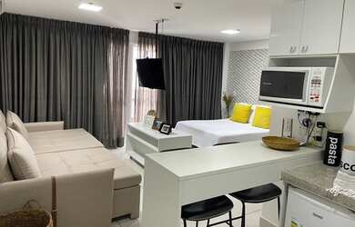 Imagem 1: FLAT FLAMBOYANT. Imóvel mobiliado, 40m² de Área, 1 Vaga na garageme1...