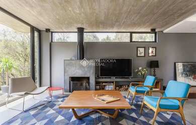 Imagem 5: Casa em condomínio. Churrasqueira, Imóvel mobiliado, VarandaeLareira