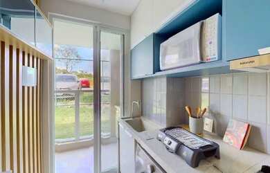 Imagem: O apartamento possui 3 Dormitórios, 2 Banheiros, 1 Vaga na