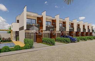 Imagem: A casa em condomínio possui 3 Dormitórios, 3 Banheiros, 1