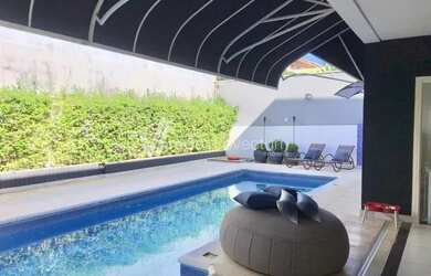 Imagem: A casa em condomínio possui 3 Dormitórios, 5 Banheiros, 4