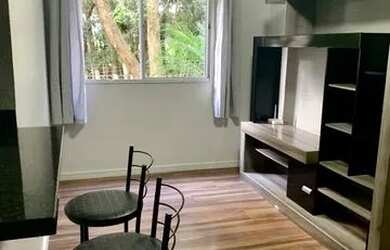 Imagem: O apartamento possui 2 Dormitórios, 1 Banheiro, 1 Vaga na garagem