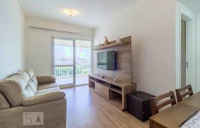 Imagem: O apartamento possui 1 Dormitório, 1 Banheiro, 1 Vaga na garagem