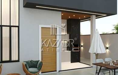 Imagem: A casa em condomínio possui 3 Dormitórios, 2 Banheiros, 2