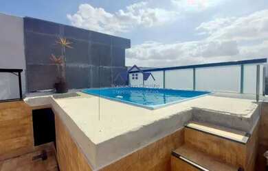 Imagem: O apartamento na cobertura possui 3 Dormitórios, 3 Banheiros