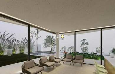 Imagem: A casa em condomínio possui 4 Dormitórios, 2 Banheiros, 3