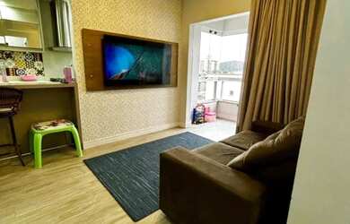 Imagem: O apartamento possui 2 Dormitórios, 1 Banheiro, 1 Vaga na garagem