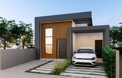 Imagem: A casa em condomínio possui 3 Dormitórios, 2 Banheiros, 2