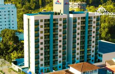 Imagem: O apartamento possui 2 Dormitórios, 1 Banheiro, 1 Vaga na garagem