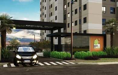 Imagem: O apartamento possui 2 Dormitórios, 1 Banheiro, 1 Vaga na garagem