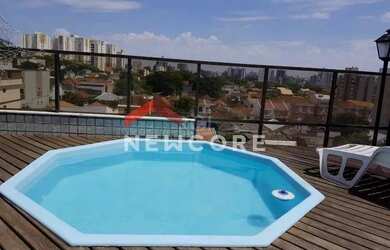 Imagem: O apartamento na cobertura e possui 2 Dormitórios, Suítes