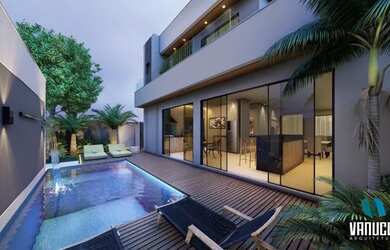 Imagem: A casa em condomínio possui 3 Dormitórios, 5 Banheiros, 4