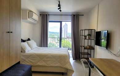 Imagem: O apartamento possui 1 Dormitório, 1 Banheiro, 27m² de Área