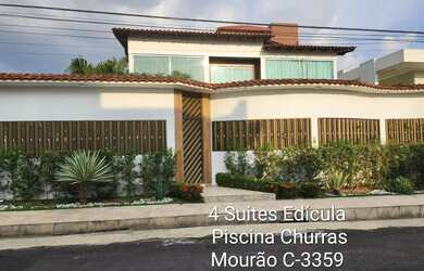 Imagem: A casa em condomínio possui 4 Dormitórios, 5 Banheiros, 5